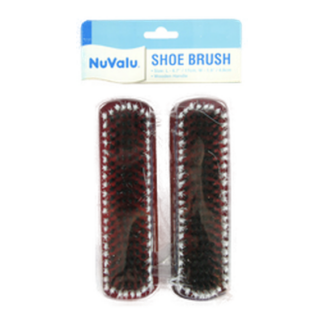 Nuvalu Shoe Brush 6.7"X1.9" 2Pc