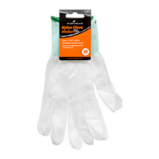 Kingman Nylon Glove Medium White/Green