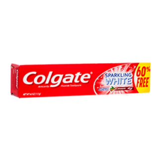 Colgate Toothpaste  White Cinnamon 2.5 Oz+60%Free