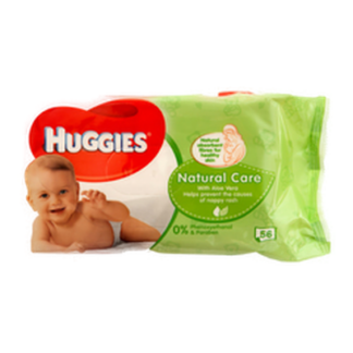 Huggies Baby Wipe Natural Care 56 Ct
