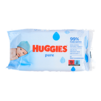 Huggies Baby Wipe Pure 56 Ct