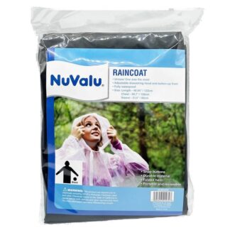 Nuvalu Raincoat Adult Black Xl