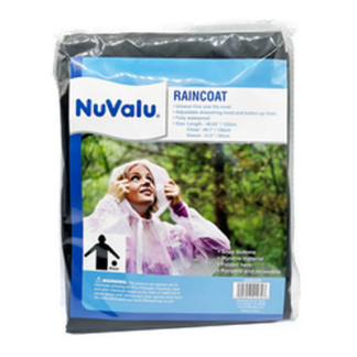 Raincoat Adult Black Xl