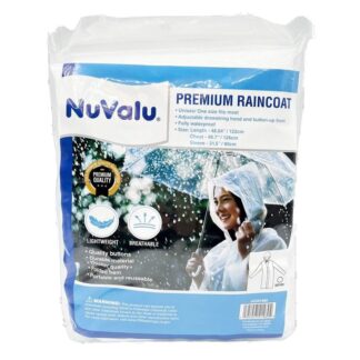 Nuvalu Raincoat Adult White Xl Premium