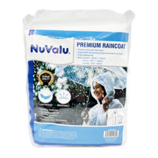 Raincoat Adult White Xl Premium