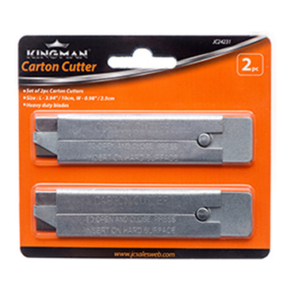 Kingman Carton Cutter 2Pc
