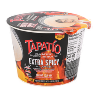 Tapatio Ramen Bowl 3.8 Oz Extra Spicy