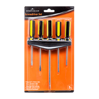 Kingman Screwdriver 5Pc W/Holder