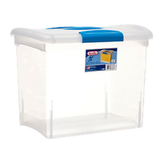 Sterilite Storage Container W/ Blue Lid