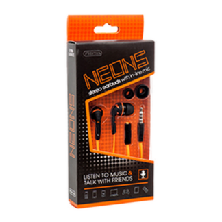 Sentry Earphones Neons Asst Clrs