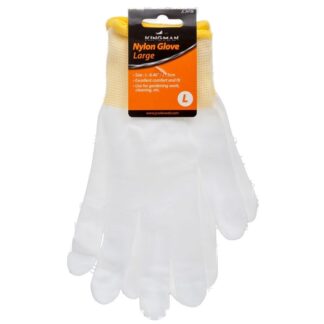 Kingman Nylon Glove Large White/Yellow