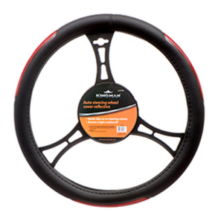 Kingman Auto Steering Wheel Cover Reflective W/2 Asst Colors