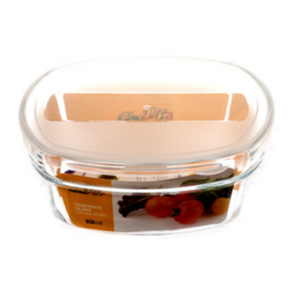 Glasslock Glass Container Sq 850Ml