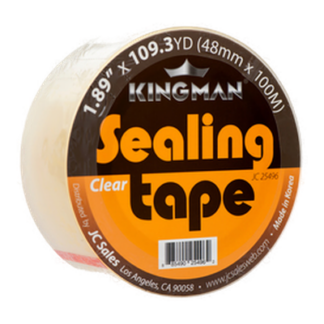 Kingman Packing Tape Clear 1.89" X 109.3 Yds