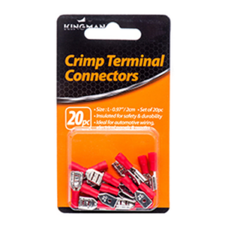 Kingman Crimp Terminal Connector 20Pc