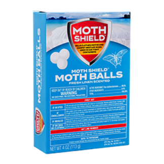 Moth Shield Moth Balls Fresh Linen 4 Oz
