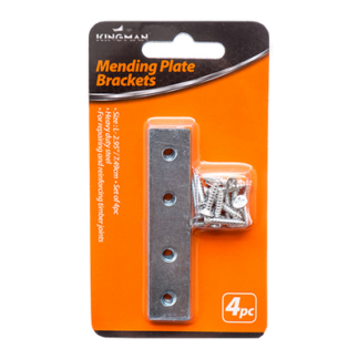 Kingman Mending Plate Bracket 2.95" 4Pc