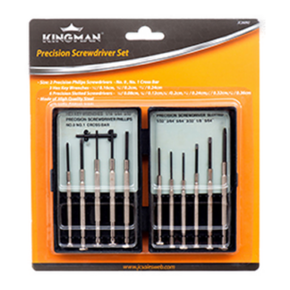 Kingman Screwdriver 12Pc Precision Box