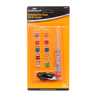 Kingman Auto Fuse 10Pc W/Tester