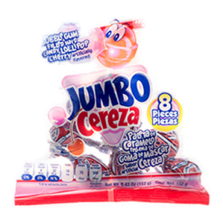 De La Rosa 8Ct Peg Paleta Jumbo Cereza
