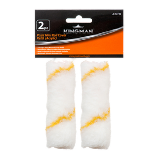 Kingman Mini Paint Roller Cover Acrylic 2Pcs