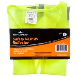 Kingman Safety Vest W/Reflector & Asst Size - L & Xl