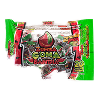 Zumba Pica 20 Ct Goma Sandia Bag
