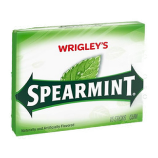 Wrigley'S Gum Spearmint 15 Sticks