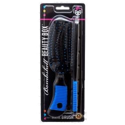Hair Brush Wave  W/Comb Asst Color
