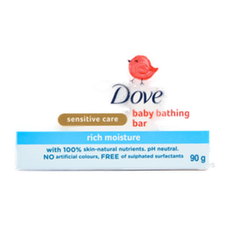 Baby Dove Bathing Bar Rich Moisture Bar 90 Gr