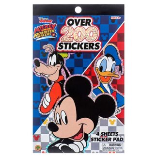 Sticker Pad Mickey Mouse W/Foil Cover 4 Sheets