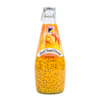 Gabriela Basil Seed Drink Mango 9.8 Oz + Crv