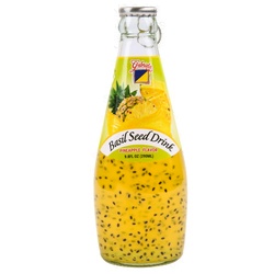 Gabriela Basil Seed Drink Pineapple 9.8 Oz + Crv