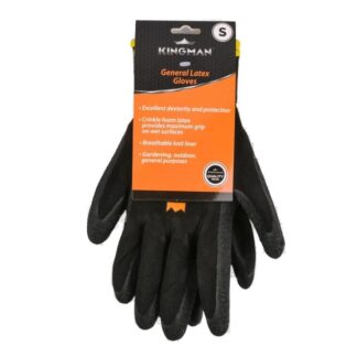 Kingman Glove Latex W/Crinkle Sm 1Pair