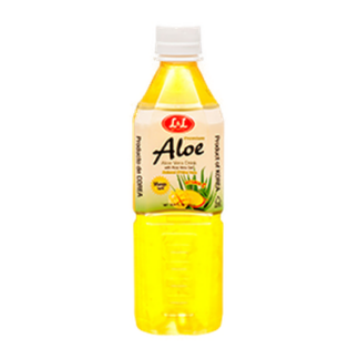L & L Aloe Vera Drink 16.9 Oz Mango