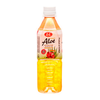 L & L Aloe Vera Drink 16.9 Oz Pomegranate