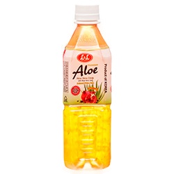 L & L Aloe Vera Drink 16.9 Oz Pomegranate