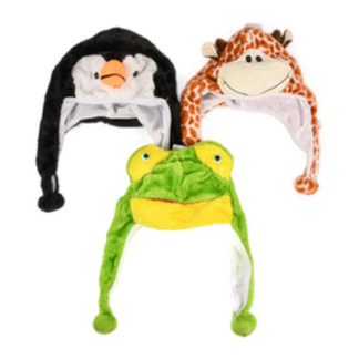 Hw Winter Animal Hat Asst Clrs & Dsgn