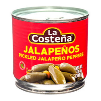 La Costeña Whole Jalapeño 12 Oz