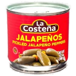 La Costeña Whole Jalapeño 12 Oz