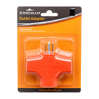 Kingman Outlet Triple Power Adaptor