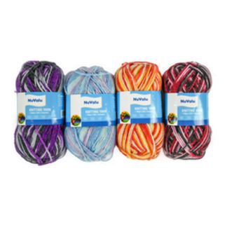 Nuvalu Yarn Asst Acrylic Clr 100 Gram
