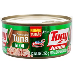 Tuny Jumbo Tuna In Oil 10.4 Oz