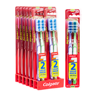 Colgate Toothbrush Double Action 2 Pc
