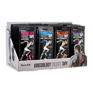 Pure-Aid Kinesiology Precut Tape Asst In Pdq