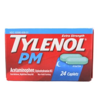 Tylenol Extra Pm 24Ct Caps