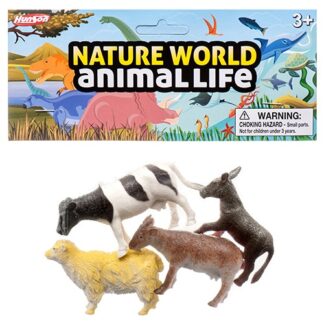 Toy Nature World Farm Animal 4 Pc