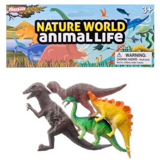 Toy Nature World Dinosaurs 4 Pc