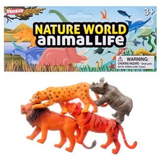 Toy Nature World Wild Animal 4 Pc