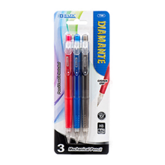 Bazic Mechanical Pencil W/ Grip Mp 500 Diamante 0.5Mm
